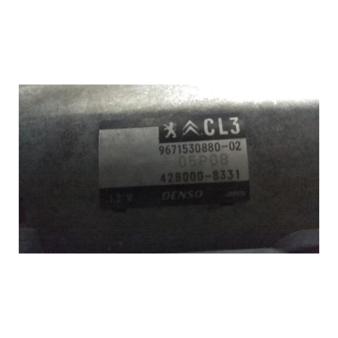 MOTORINO AVVIAMENTO CLASSE 3 DENSO 018 PEUGEOT 208 (01/12-) HM01 9688477380