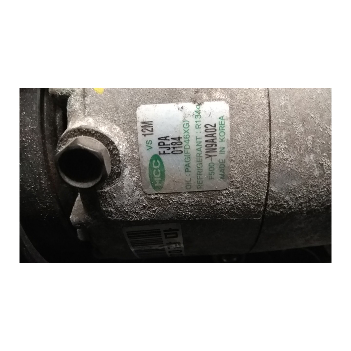 COMPRESSORE A/C 039 KIA VENGA (01/10-) G4FA 977012K001