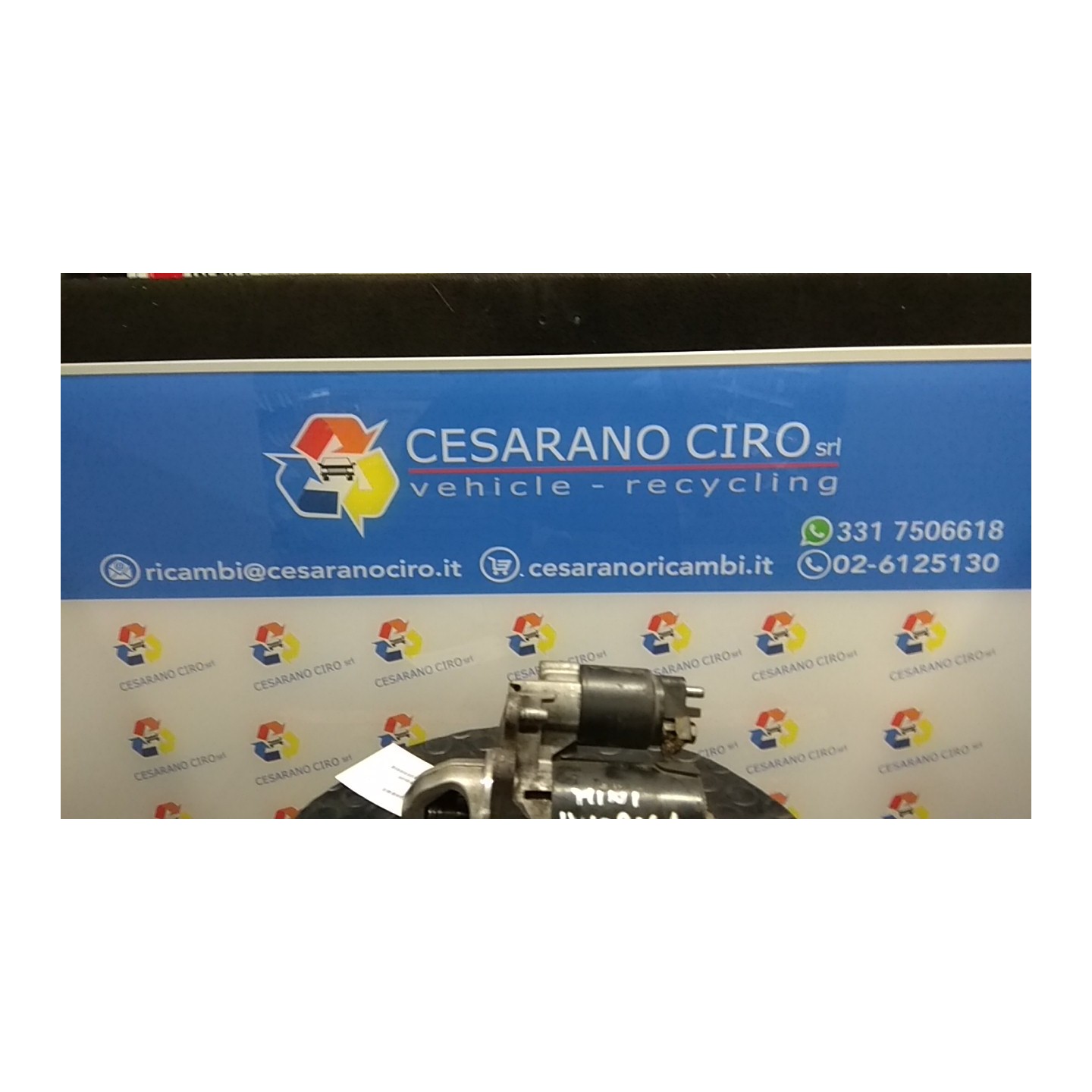 MOTORINO AVVIAMENTO 013 MINI MINI (R50/R53) (07/01-07/06) W10B16A 12417570487