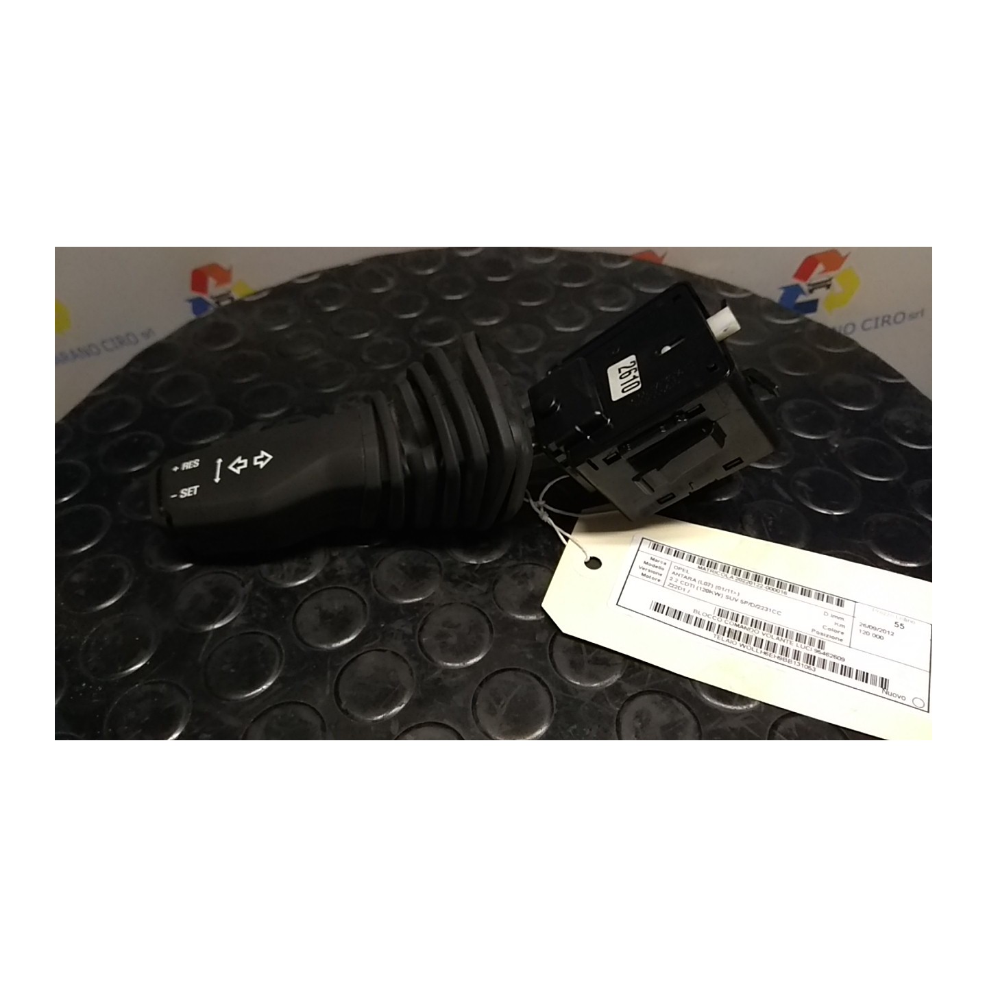 BLOCCO COMANDO VOLANTE LUCI 016 OPEL ANTARA (L07) (01/11-) Z22D1 95462609