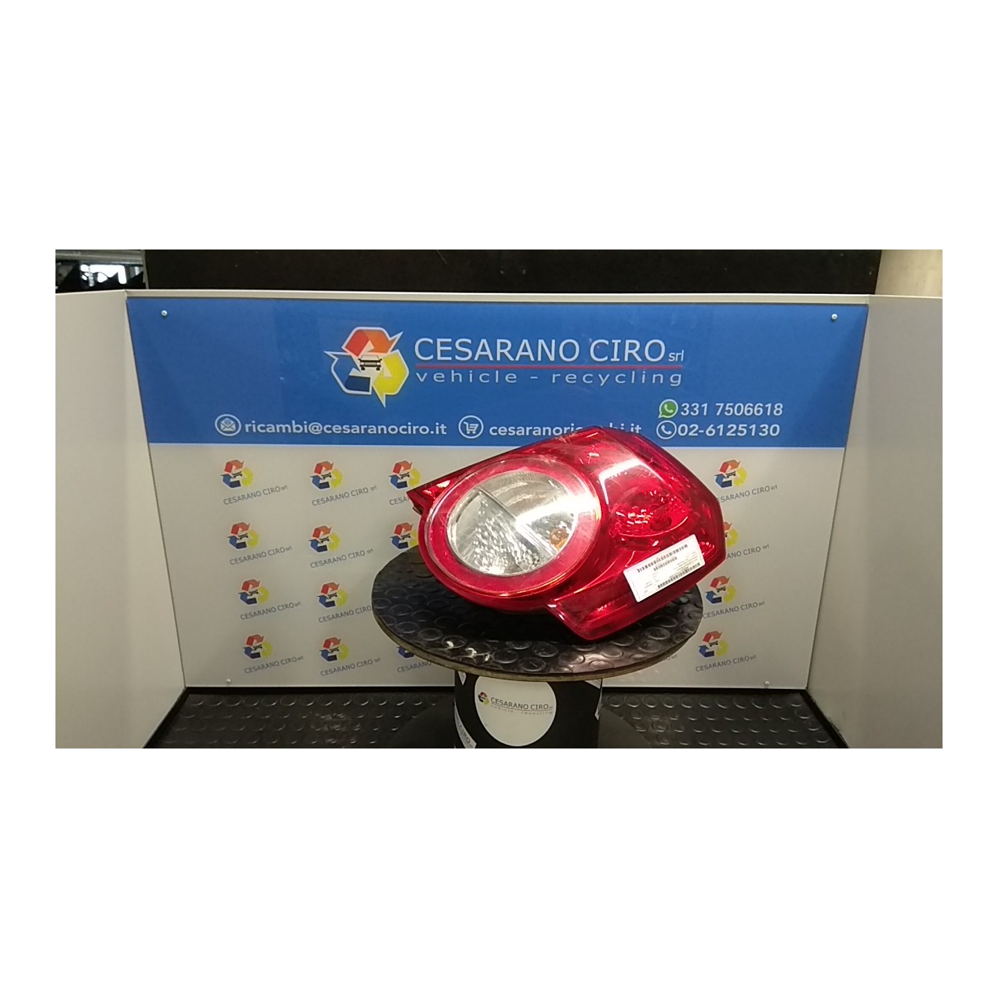 FANALE POST. DX. 044 CHEVROLET (DAEWOO) AVEO (T250) (06/08-11/12) B12D1 95952067