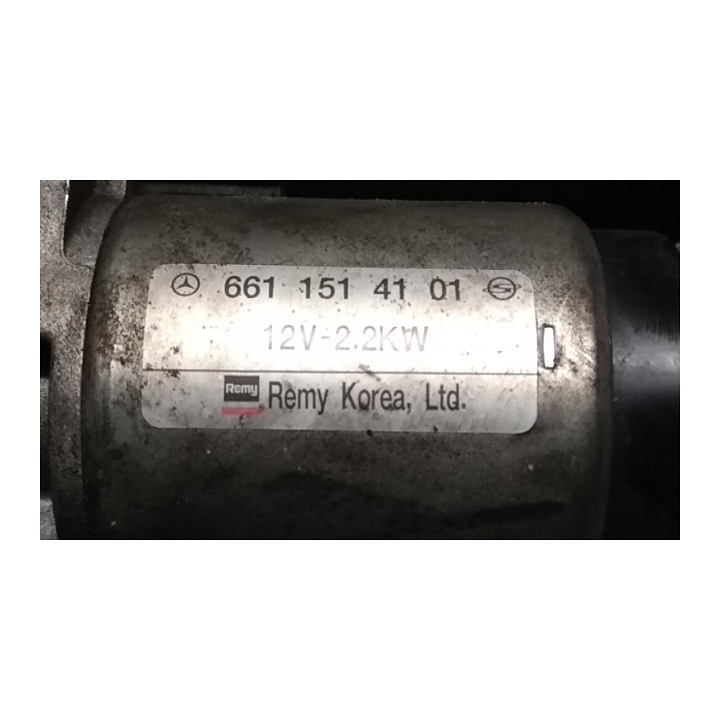 MOTORINO AVVIAMENTO 124 SSANGYONG KYRON/NEW KYRON (11/05-) 664950 6611514101