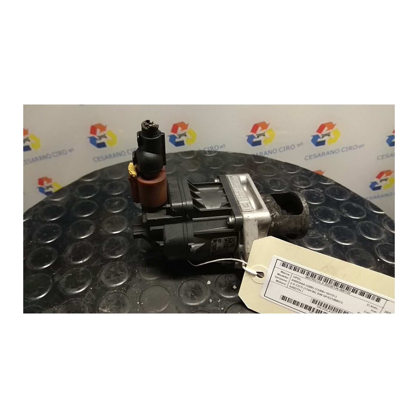 VALVOLA EGR 133 OPEL INSIGNIA (G09) (12/08-10/13) A20DTH 55566052