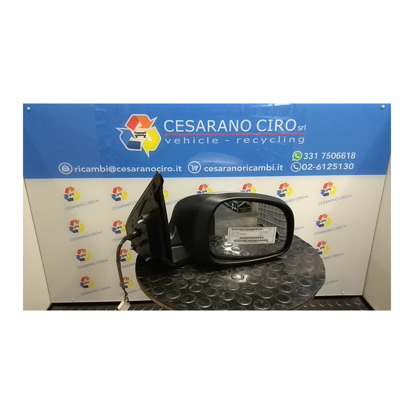 RETROVISORE EST. REGOLAZ. ELETTR. TIPO 2 DX. 012 SUZUKI SWIFT (04/05-02/11) M13A 8470162JB0ZCC