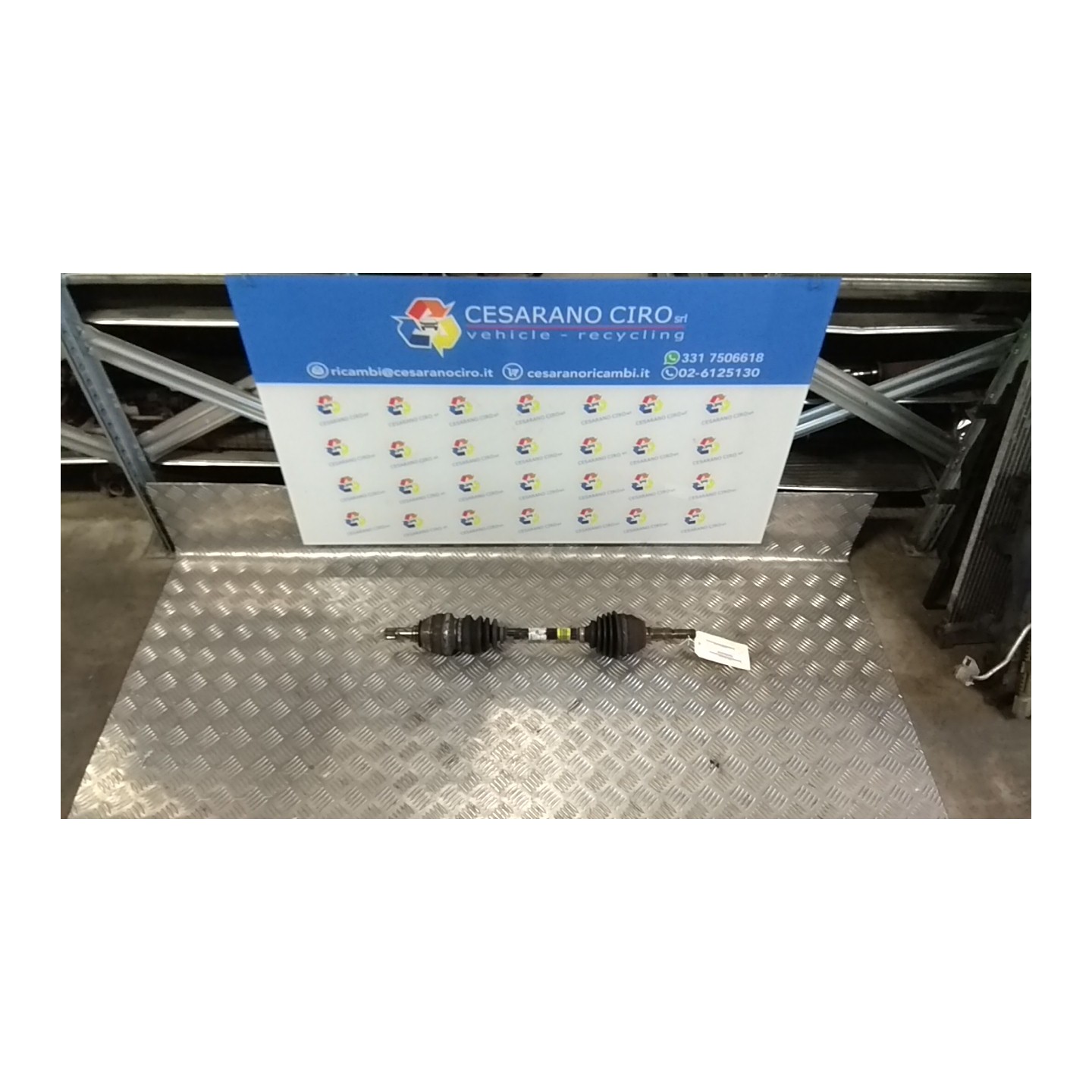 SEMIALBERO ANT. COMPL. SX. 008 OPEL MERIVA (S10) (04/10-) A14XER 13248622