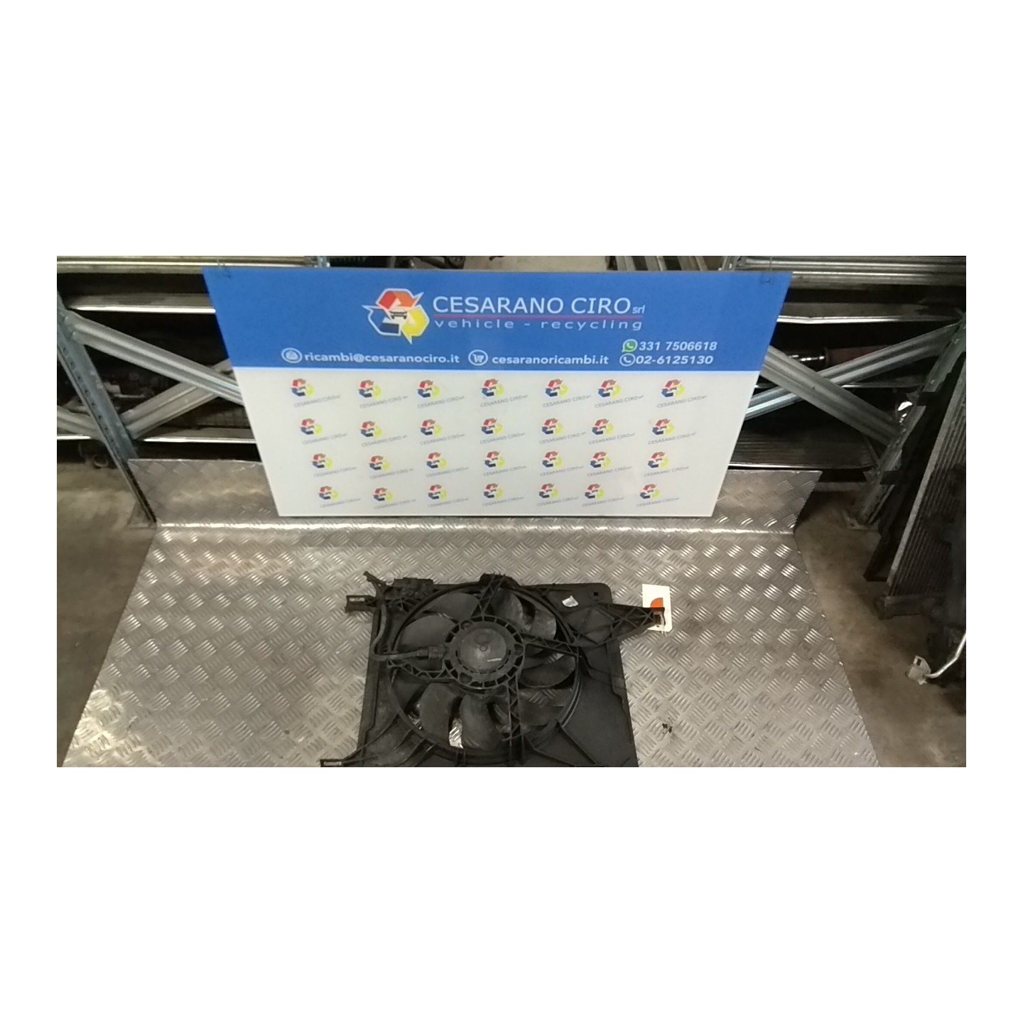 ELETTROVENTOLA CON SUPPORTO 073 NISSAN QASHQAI (J10E/JJ10E) (02/07-12 K9K 21481JD200