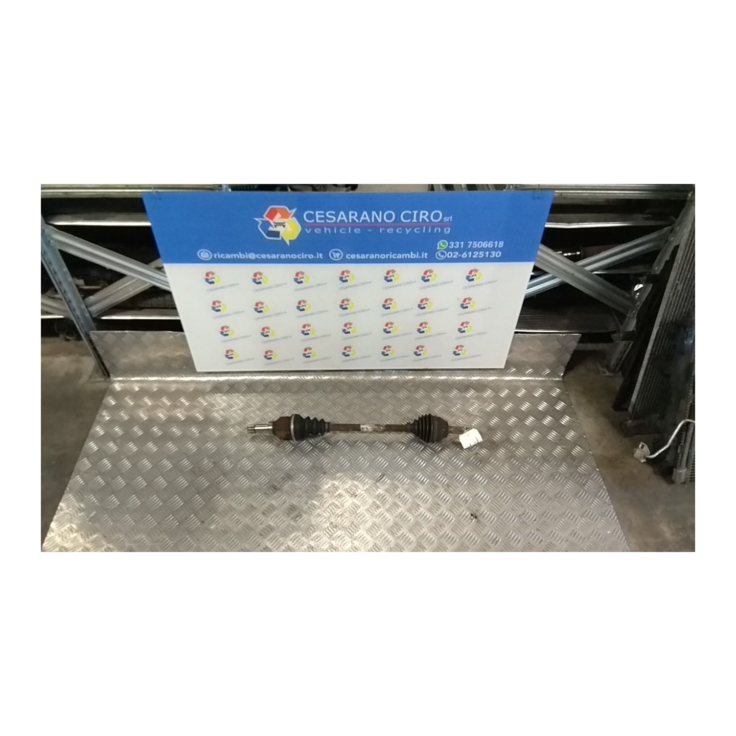 SEMIALBERO ANT. COMPL. SX. 069 PEUGEOT 206 (09/98-06/09) NFU 32728E