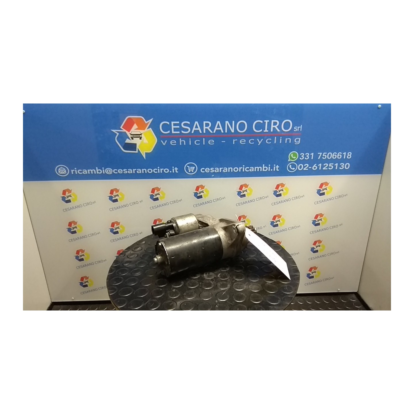 MOTORINO AVVIAMENTO 033 AUDI A1 (8X) (05/10-) CAX 02Z911023R