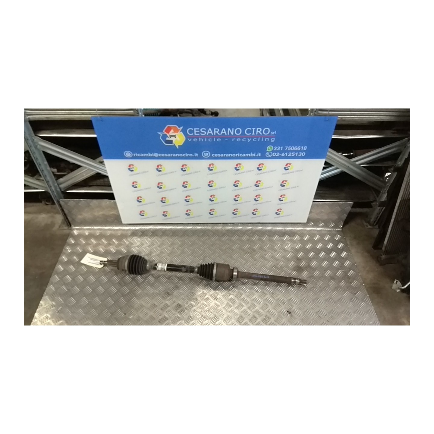 SEMIALBERO ANT. COMPL. DX. 052 RENAULT ESPACE 4A SERIE (01/15-) R9MD4 391004850R