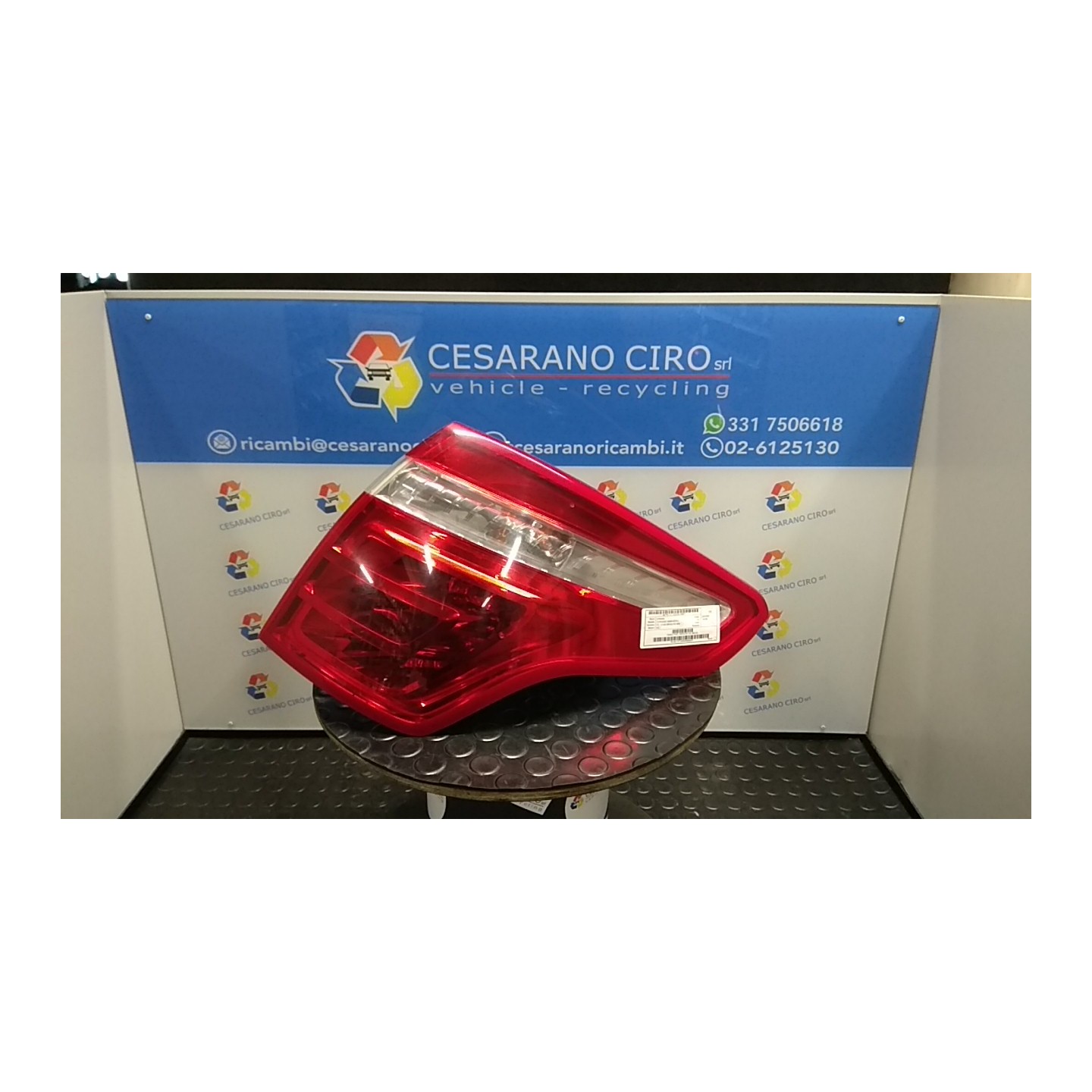 FANALE POST. PARTE EST. DX. 017 CITROEN C4 PICASSO (09/06-08/13) 9HZ 6351CA