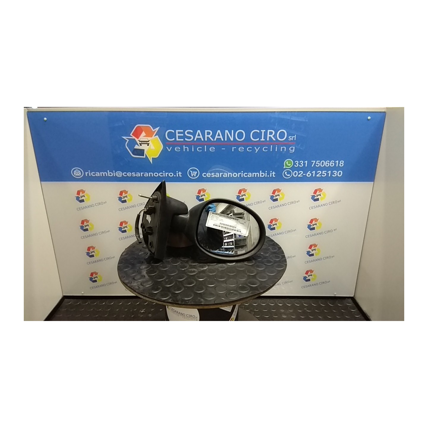 RETROVISORE EST. REGOLAZ. ELETTR. 09/00 DX. 026 RENAULT TWINGO 1A SERIE (08/98-09/07) D7FF7 7700834989