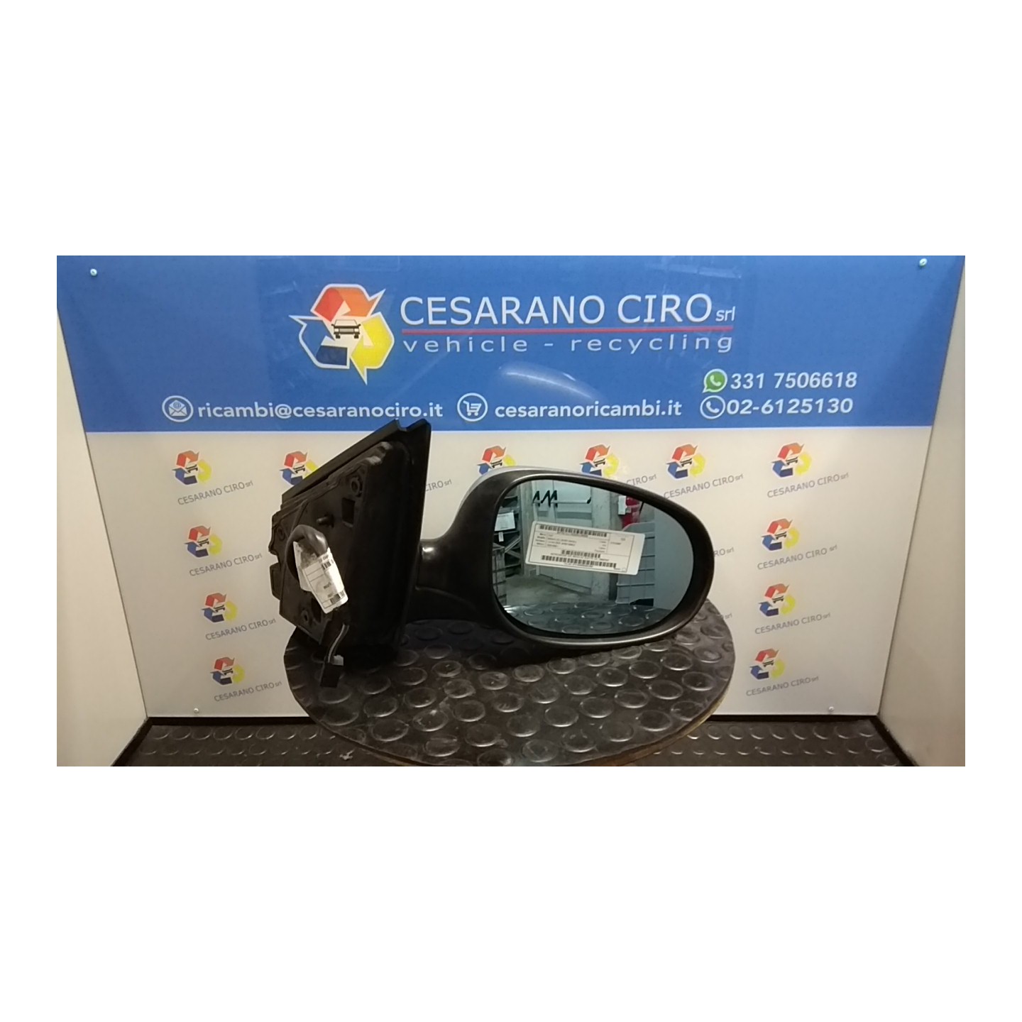 RETROVISORE EST. REGOLAZ. ELETTR. DX. 066 FIAT BRAVO (3L) (01/07-03/10) 192B2000 735597947