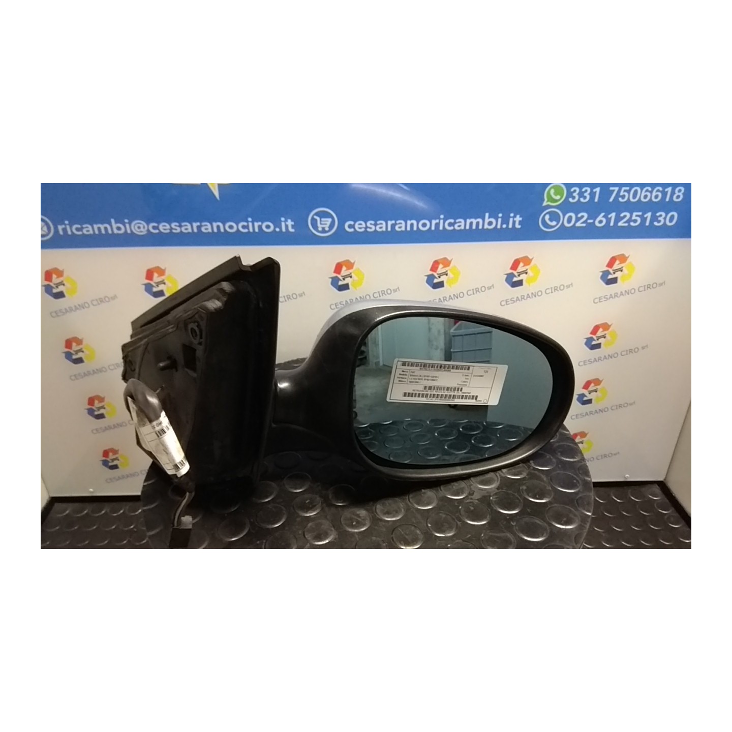 RETROVISORE EST. REGOLAZ. ELETTR. DX. 066 FIAT BRAVO (3L) (01/07-03/10) 192B2000 735597947
