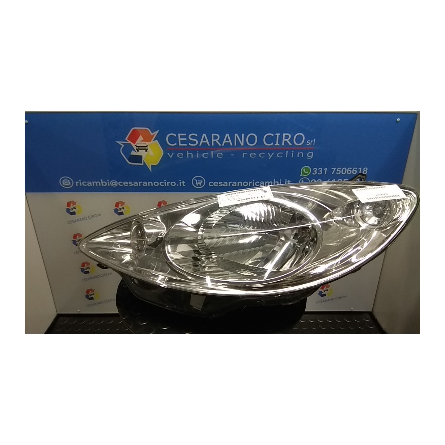 PROIETTORE SX. 076 PEUGEOT 1007 (04/05-06/10) KFV 620849