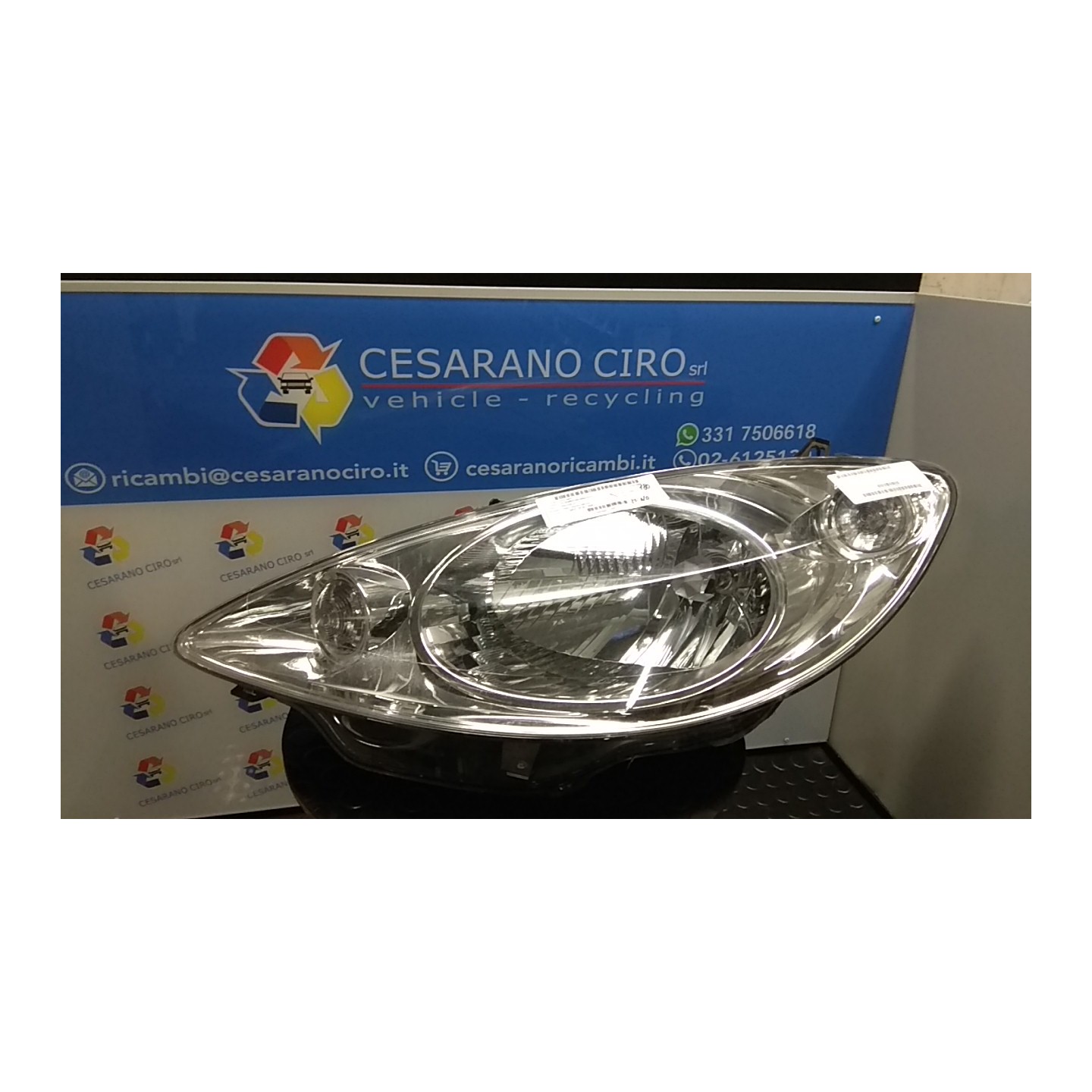 PROIETTORE SX. 076 PEUGEOT 1007 (04/05-06/10) KFV 620849