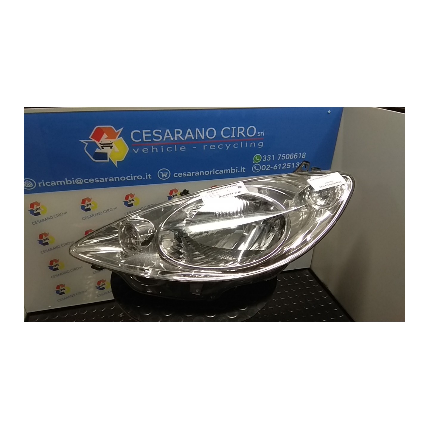 PROIETTORE SX. 076 PEUGEOT 1007 (04/05-06/10) KFV 620849