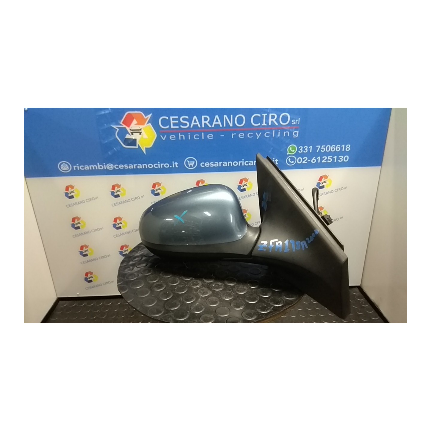 RETROVISORE EST. REGOLAZ. ELETTR. DX. 027 FIAT BRAVO (3Y) (12/09-) 198A2000 735597947