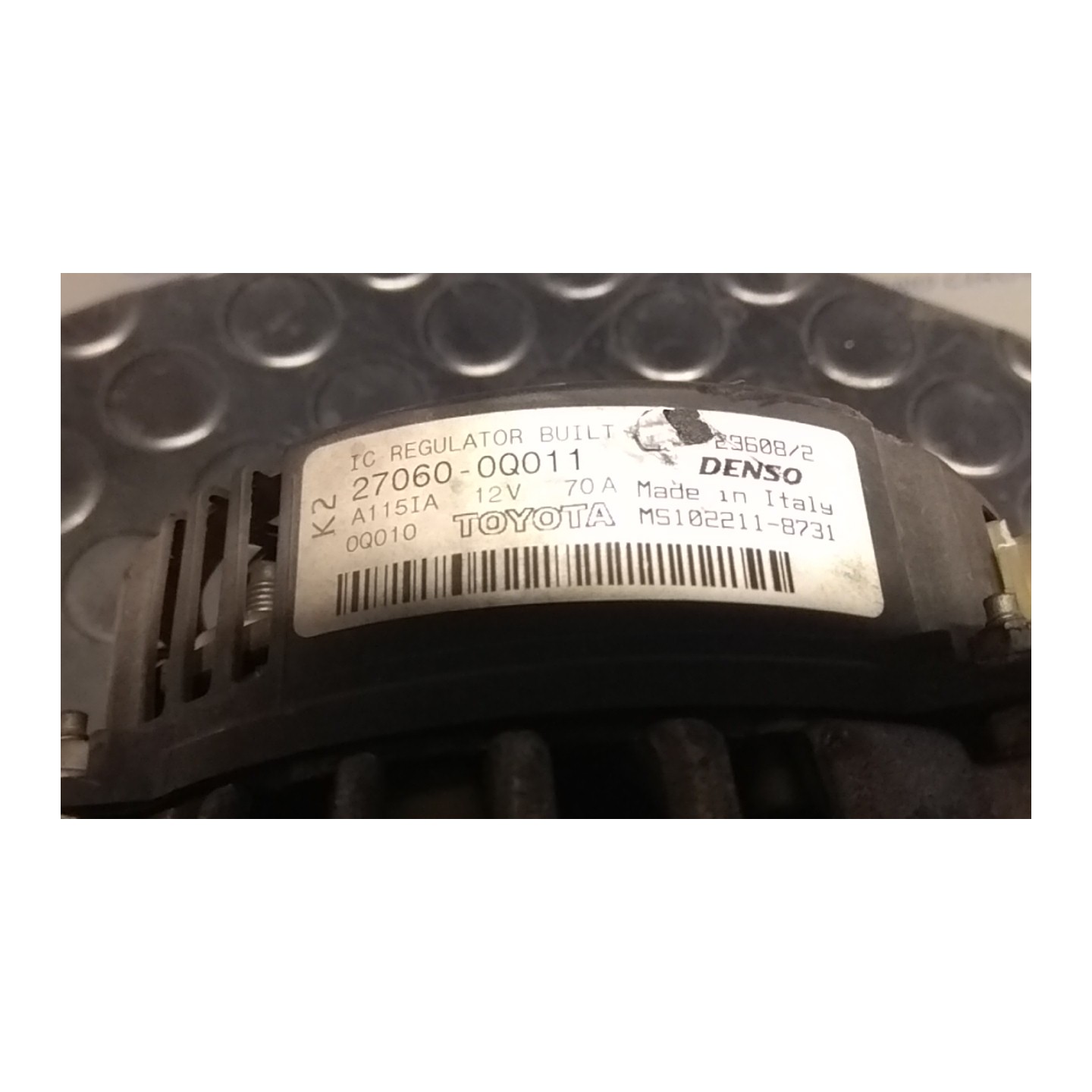 ALTERNATORE 70 AMP 078 CITROEN C1 (05/05-04/14) 1KR 5705KH