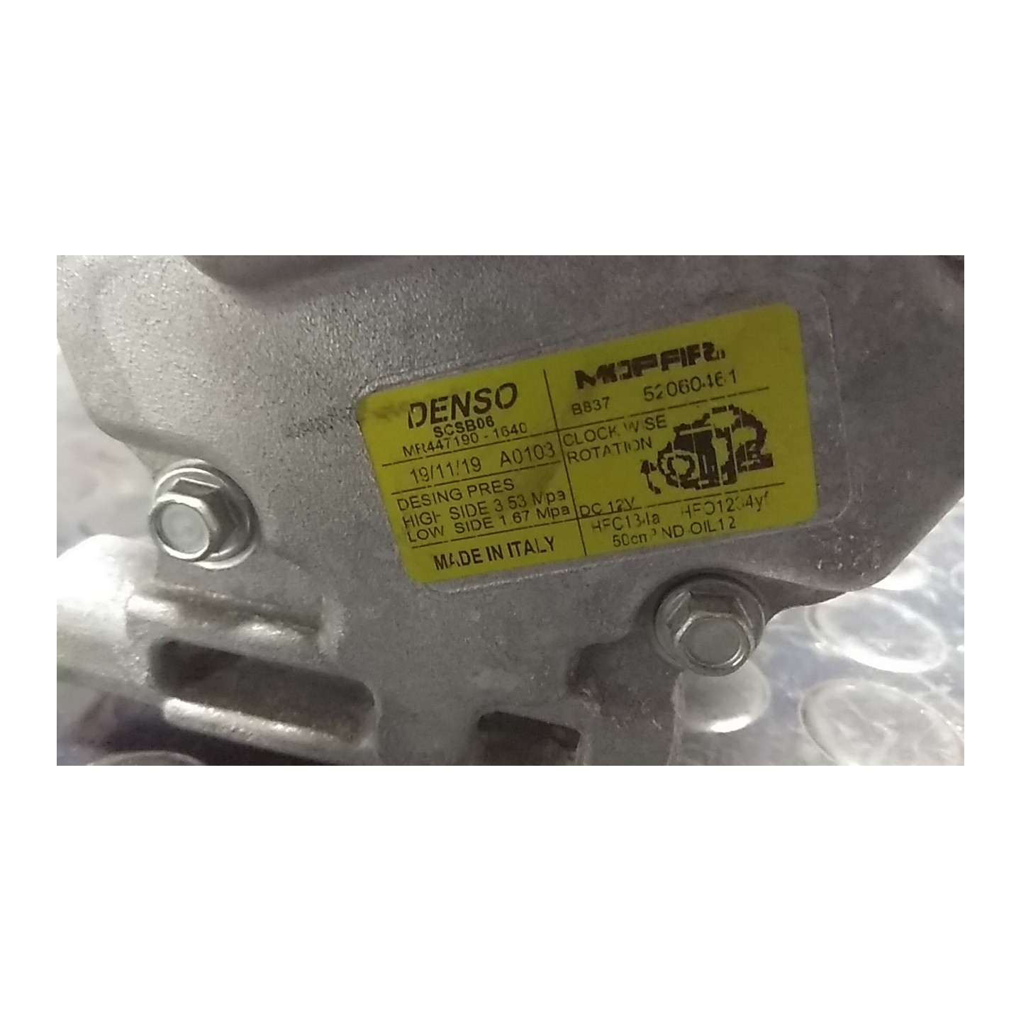 COMPRESSORE A/C 081 LANCIA YPSILON (TY) (07/18-) 169A4000 52060461