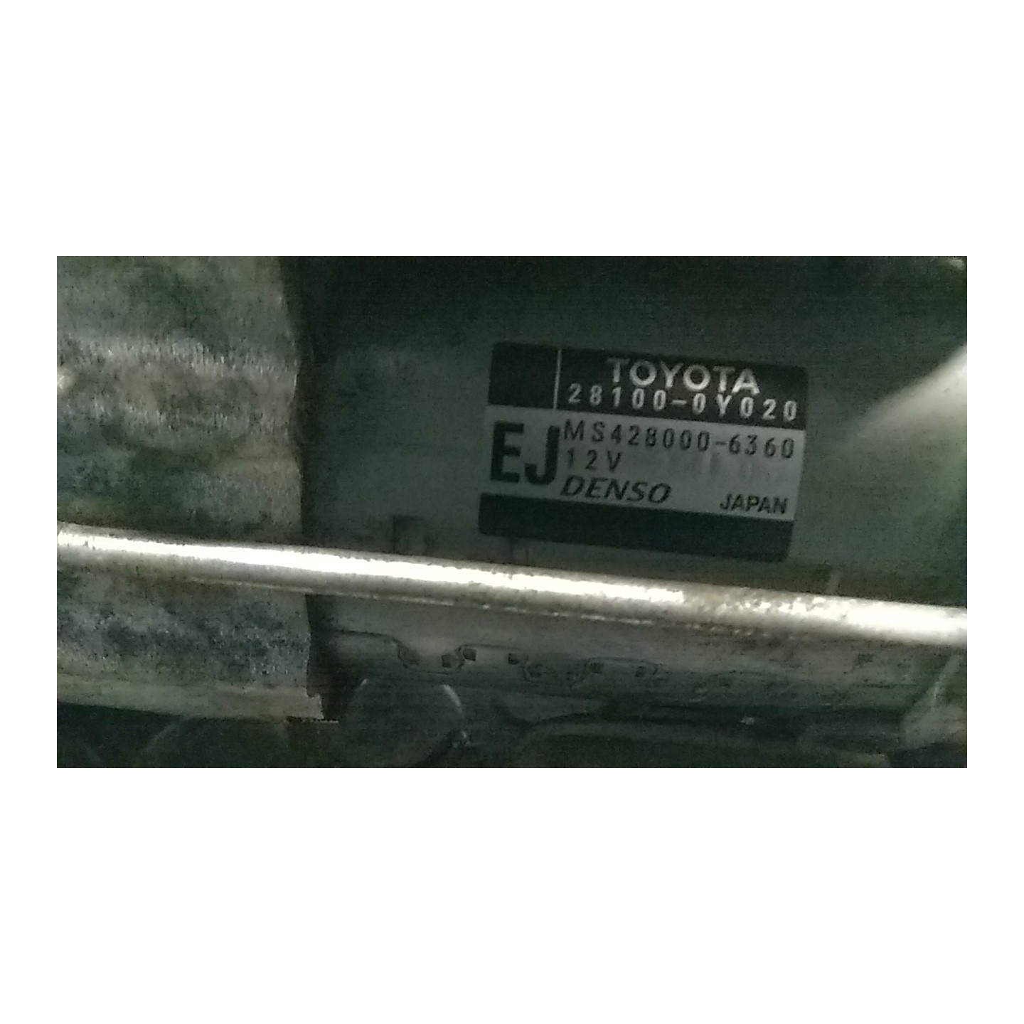 MOTORINO AVVIAMENTO 085 TOYOTA YARIS (11/05-02/12) 1NRFE 281000Y010