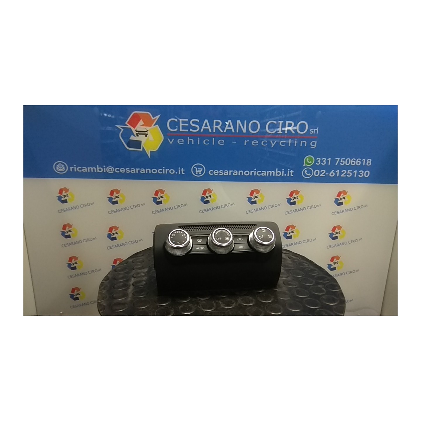 BLOCCO COMANDO CLIMATIZZAZIONE 031 AUDI A1 (8X) (05/10-) CAX 8X0819045B