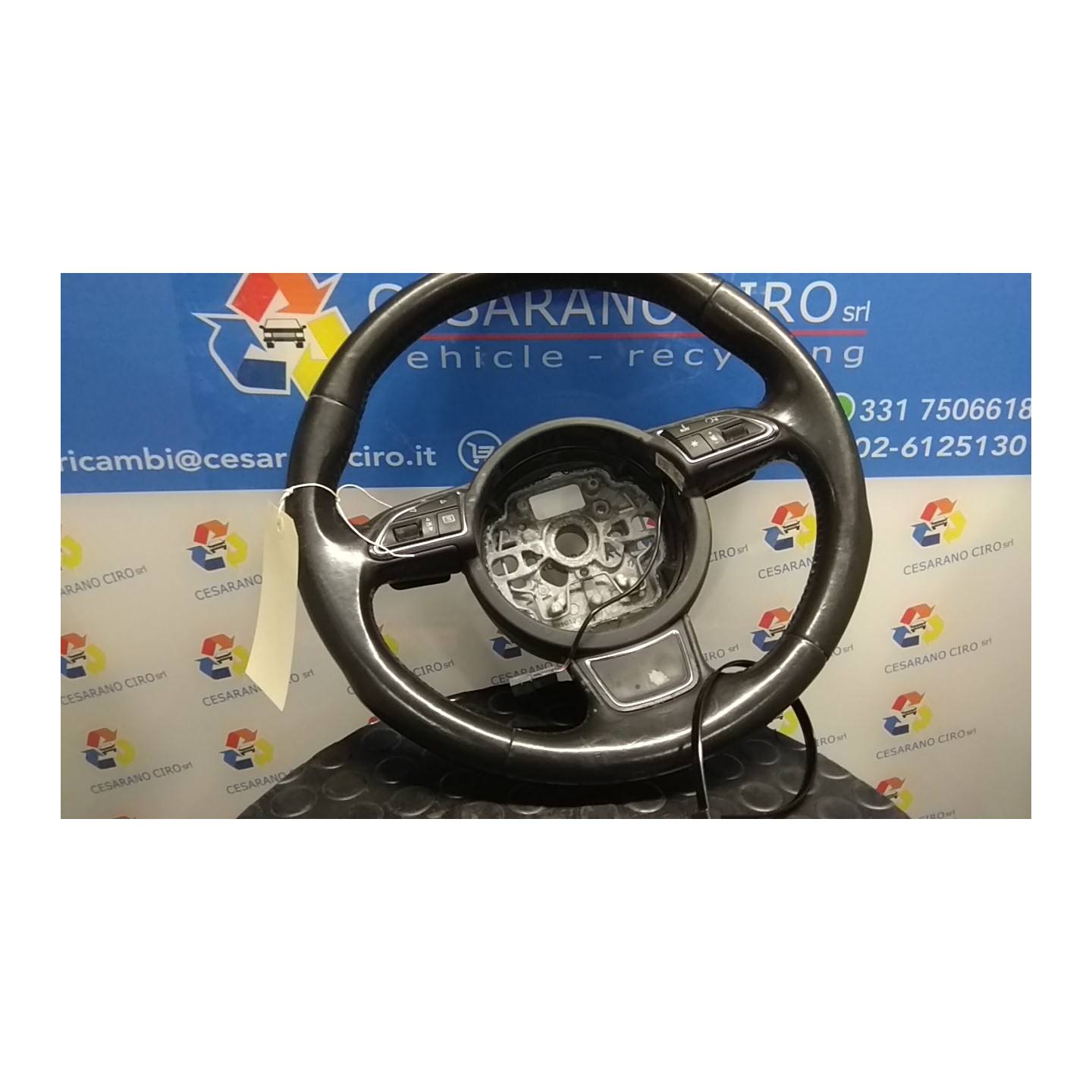 VOLANTE SPORT PELLE 032 AUDI A1 (8X) (05/10-) CAX 8X0419091K1KT
