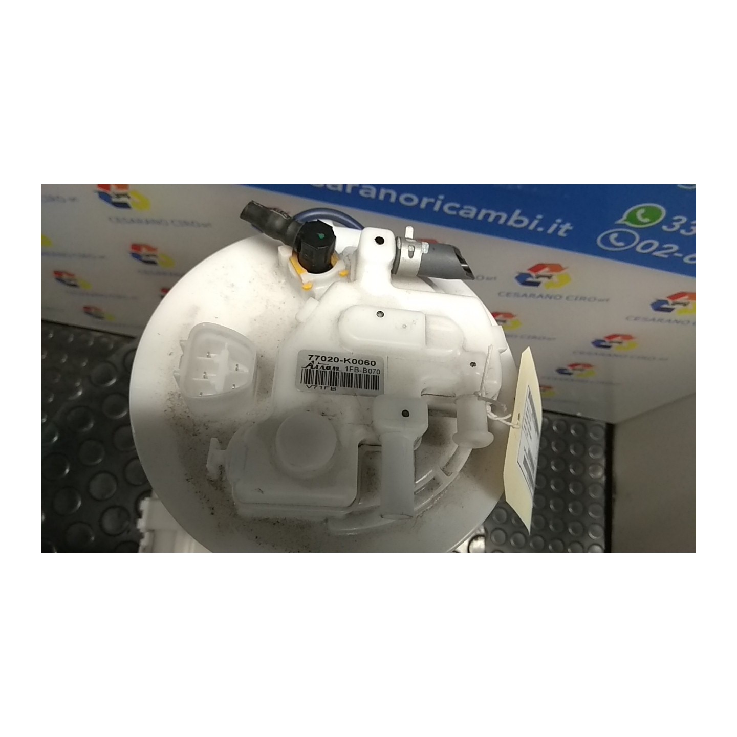 POMPA CARBURANTE C/TRASDUTTORE (GALLEGGIANTE) 038 TOYOTA YARIS (02/20-) 1KR 77020K0060