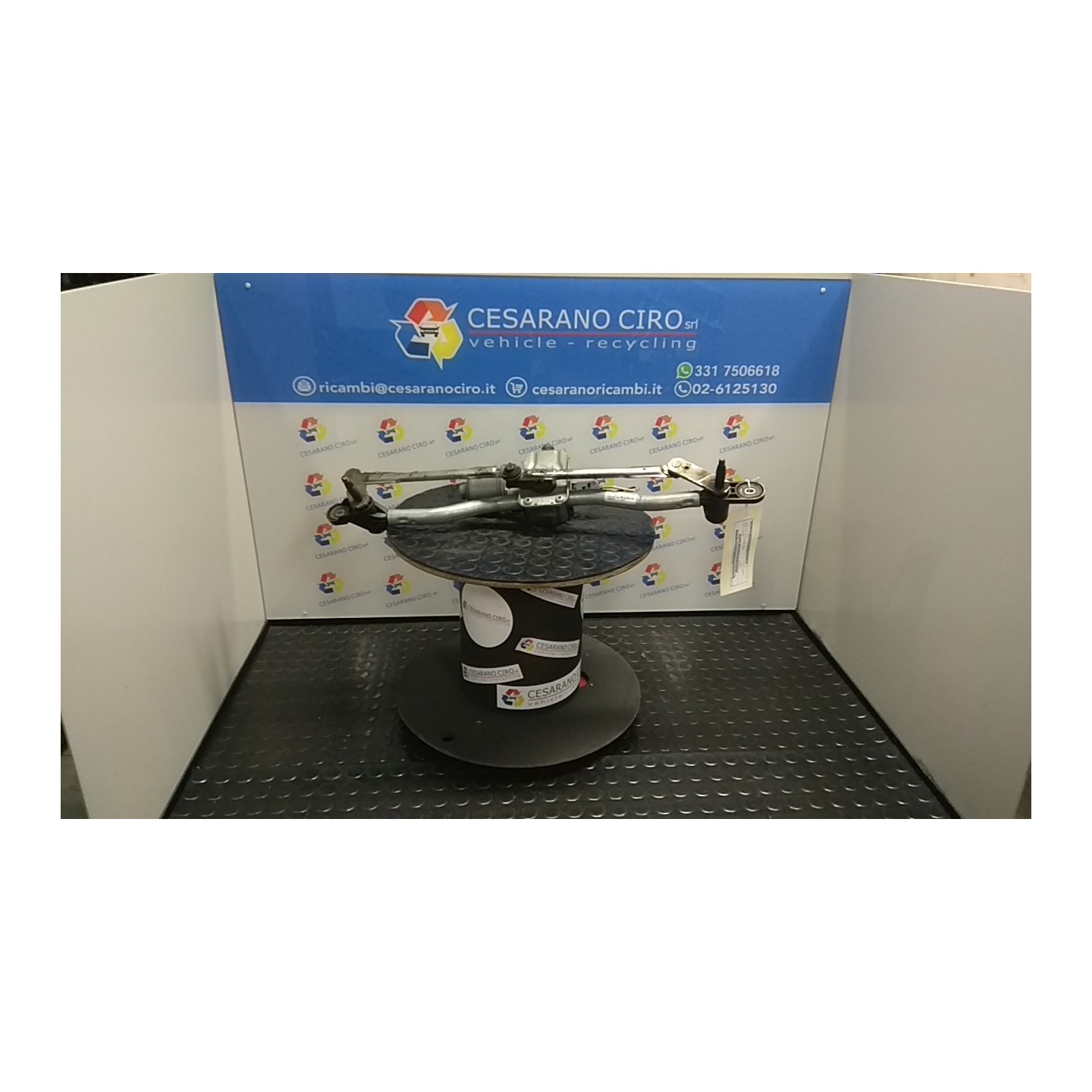 MECCANISMO TERGIPARABREZZA CON MOTORINO 043 ALFA ROMEO GIULIETTA (X7) (03/10-10/13) 940A3000 NB3753001043004
