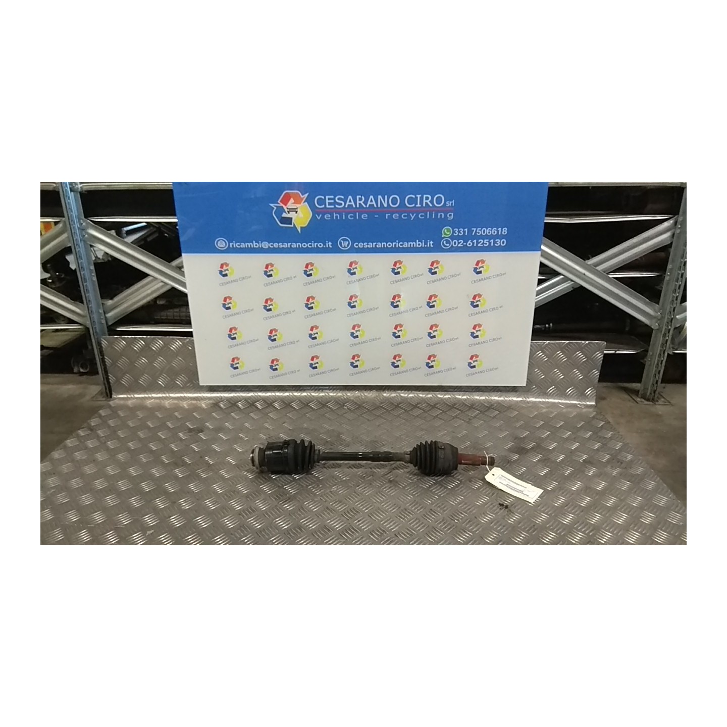 SEMIALBERO ANT. COMPL. DX. 012 MAZDA MAZDA 2 2A SERIE (08/07-12/14 ZJ FD8025500B