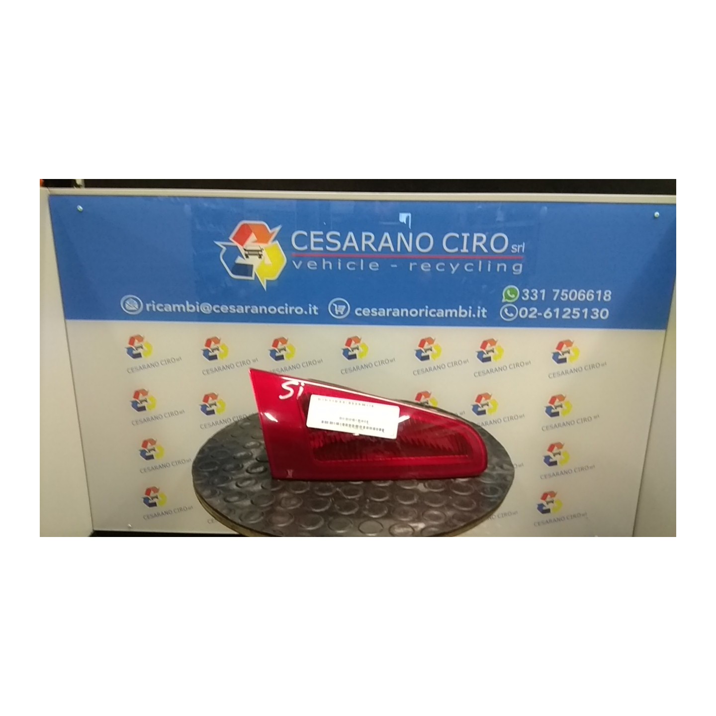 FANALE POST. PARTE INT. COMPL SX. 032 ALFA ROMEO 147 (W8) (10/04-07/11) AR32104 60693792