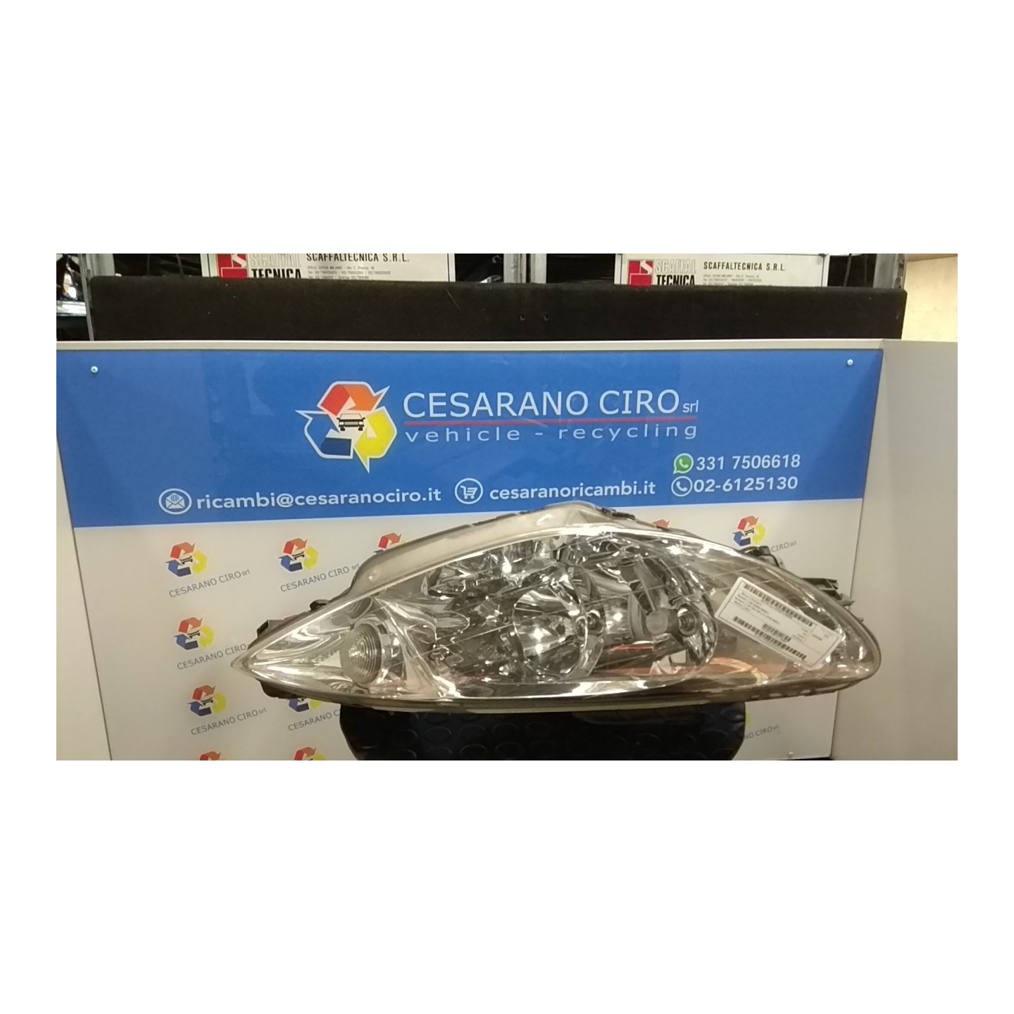 PROIETTORE DX. 046 PEUGEOT 206 (09/98-06/09) 9HZ 6205S7