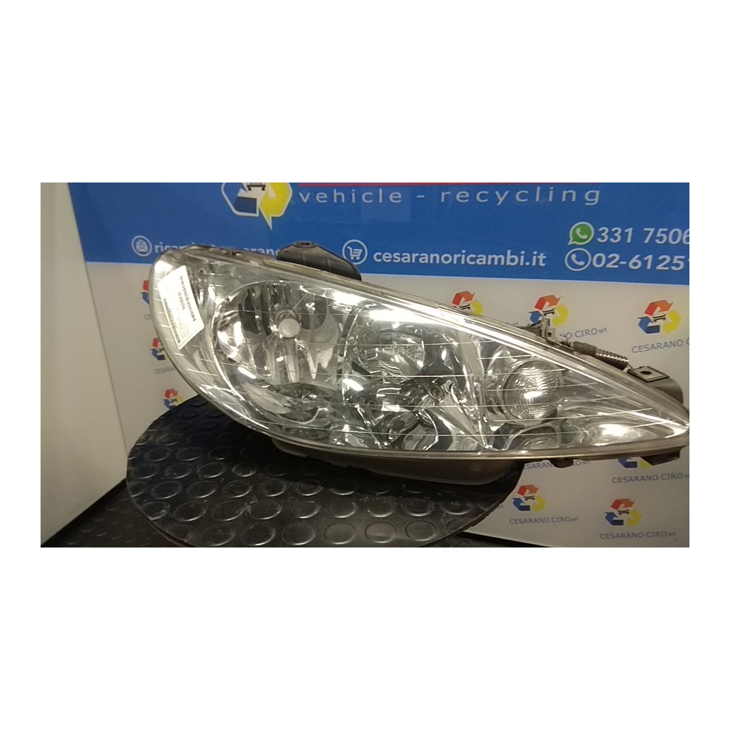PROIETTORE DX. 046 PEUGEOT 206 (09/98-06/09) 9HZ 6205S7