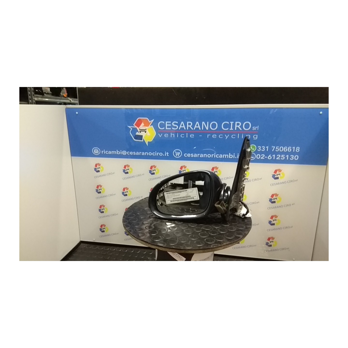 RETROVISORE EST. REGOLAZ. ELETTR. ANTIABBAGLIAMENTO SX. 054 VOLKSWAGEN GOLF PLUS (5M) (01/05-04/09) BLF 5M1857507BA9B9