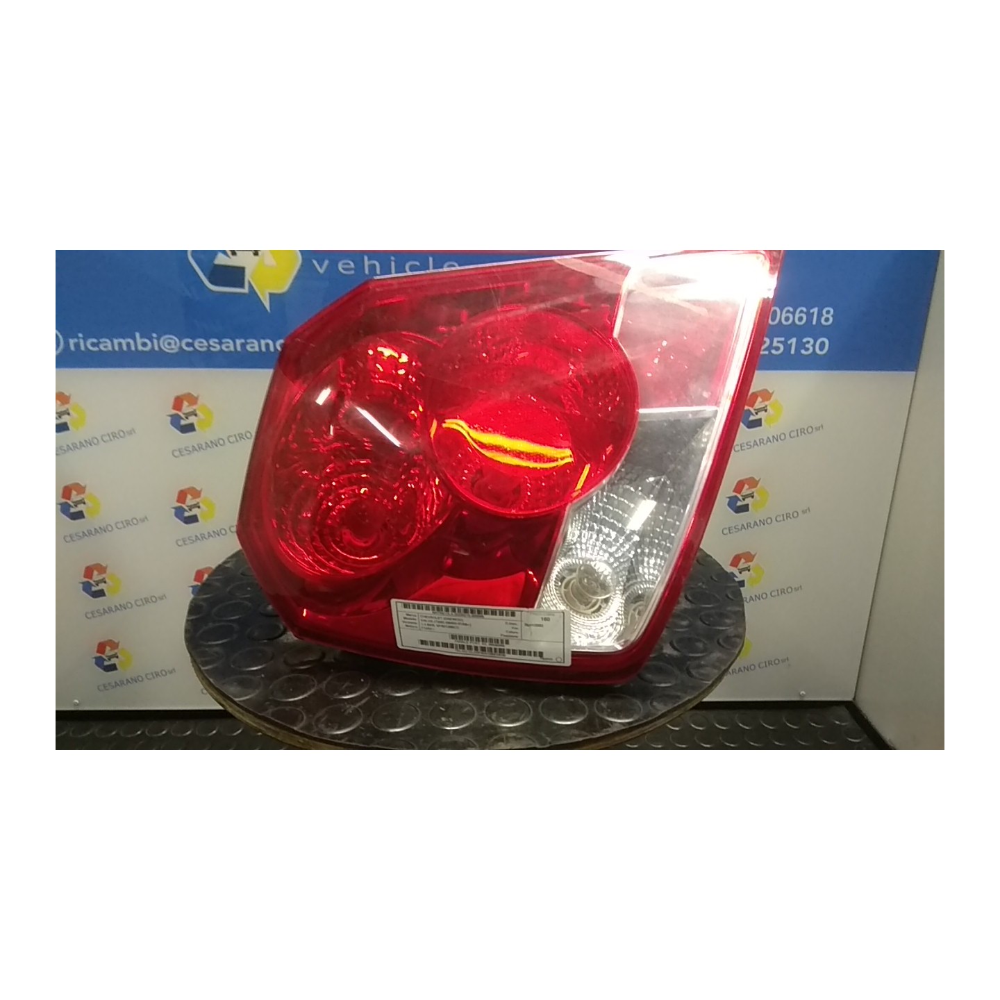FANALE POST. SX. 085 CHEVROLET (DAEWOO) KALOS (T200) (09/02-01/05) F14S3 96540268