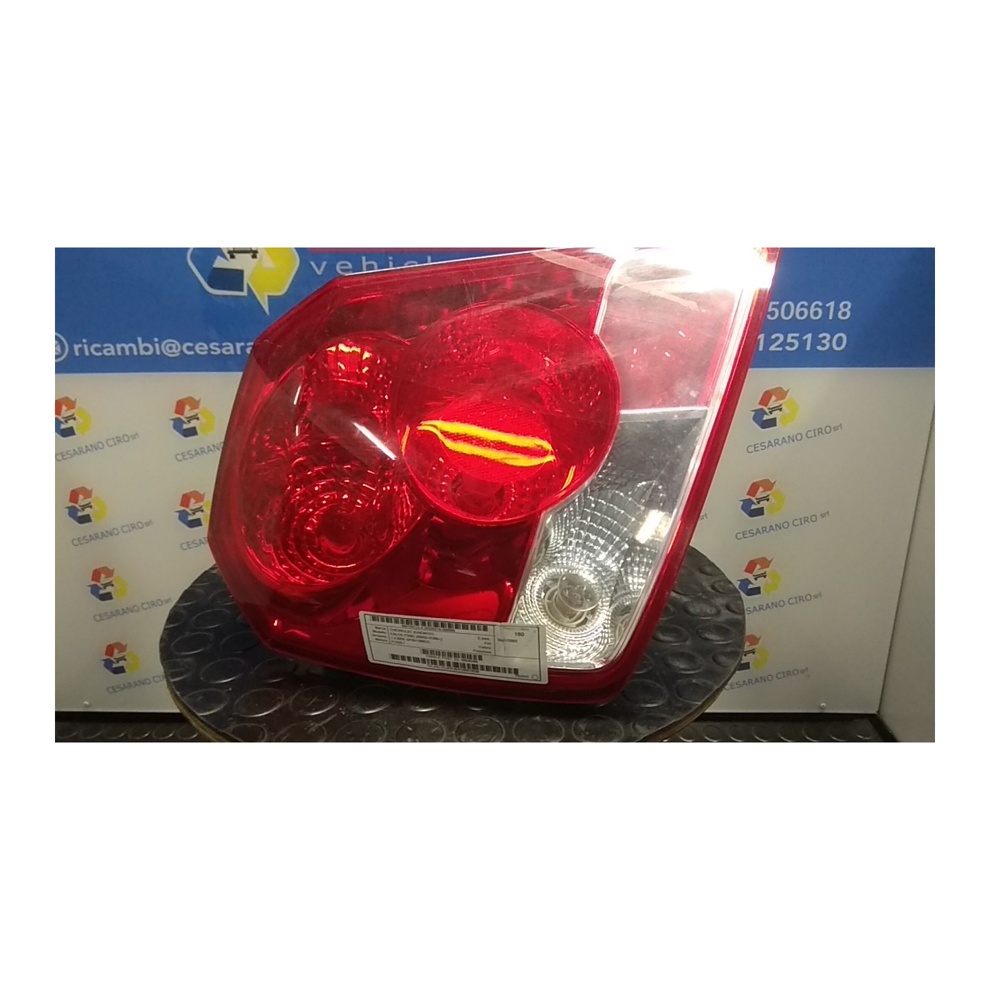 FANALE POST. SX. 085 CHEVROLET (DAEWOO) KALOS (T200) (09/02-01/05) F14S3 96540268