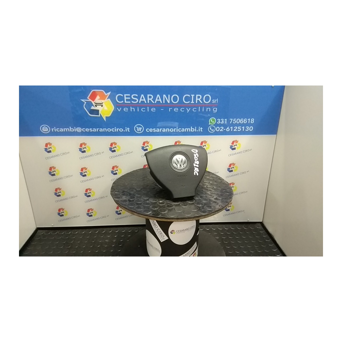 DISPOSITIVO AIRBAG LATO GUIDA 011 VOLKSWAGEN PASSAT (3C) (02/05-12/10) CBA 3C0880201AH1QB