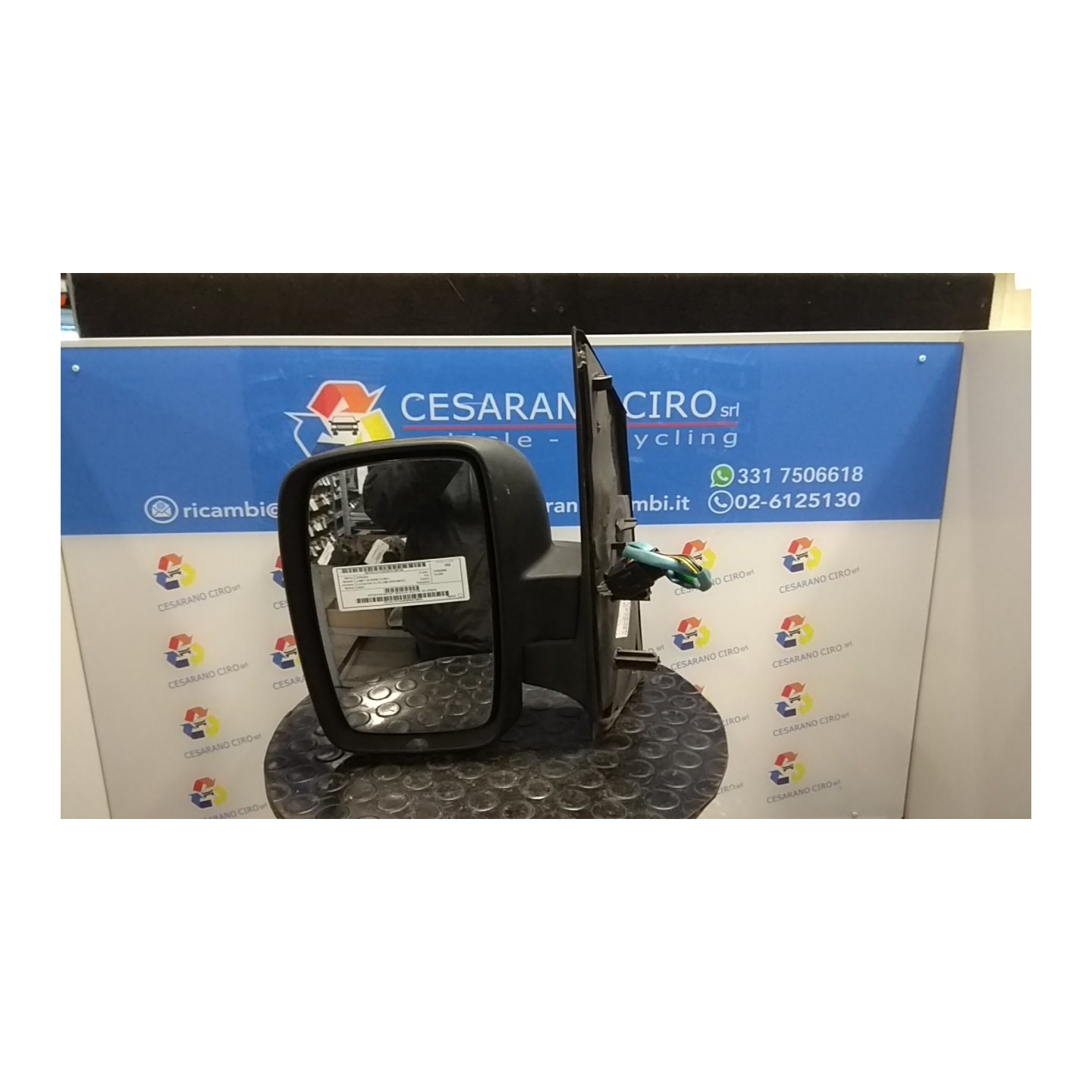 RETROVISORE EST. REGOLAZ. ELETTR. SX. 130 CITROEN JUMPY 3A SERIE (11/06-) RHR 8153K9