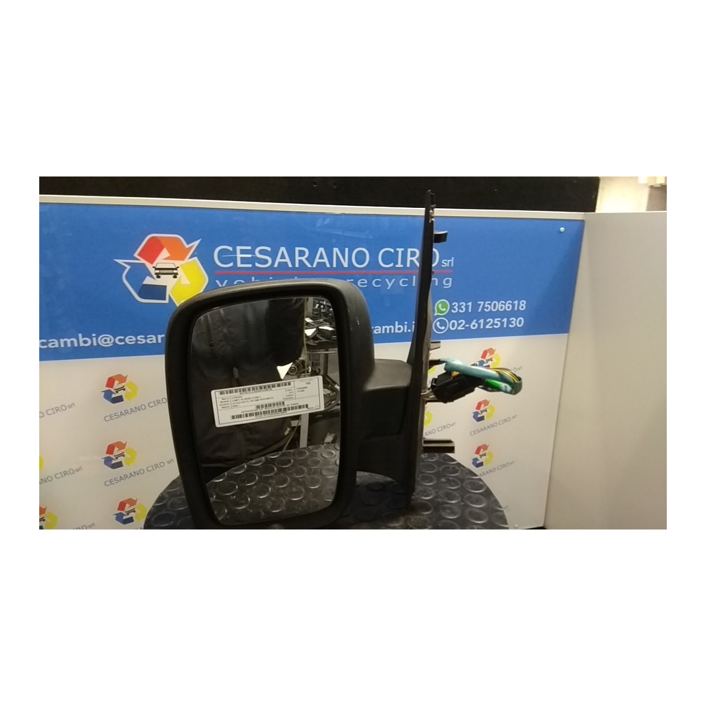 RETROVISORE EST. REGOLAZ. ELETTR. SX. 130 CITROEN JUMPY 3A SERIE (11/06-) RHR 8153K9