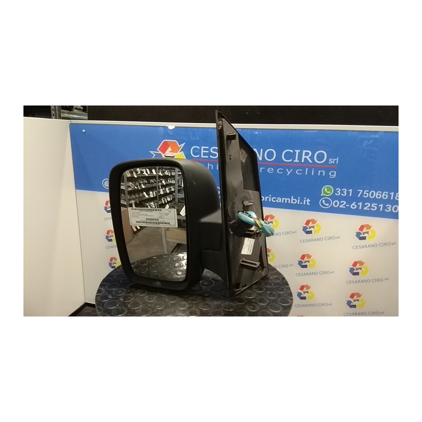RETROVISORE EST. REGOLAZ. ELETTR. SX. 130 CITROEN JUMPY 3A SERIE (11/06-) RHR 8153K9
