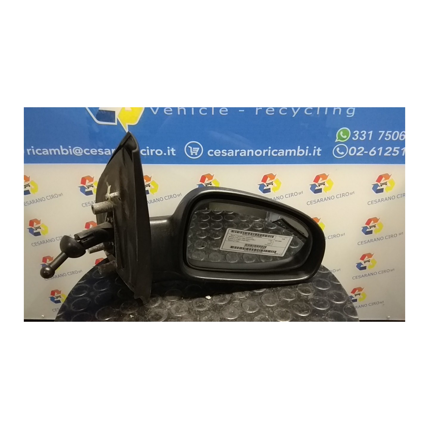 RETROVISORE EST. DX. 086 CHEVROLET (DAEWOO) KALOS (T200) (09/02-01/05) F14S3 96349551