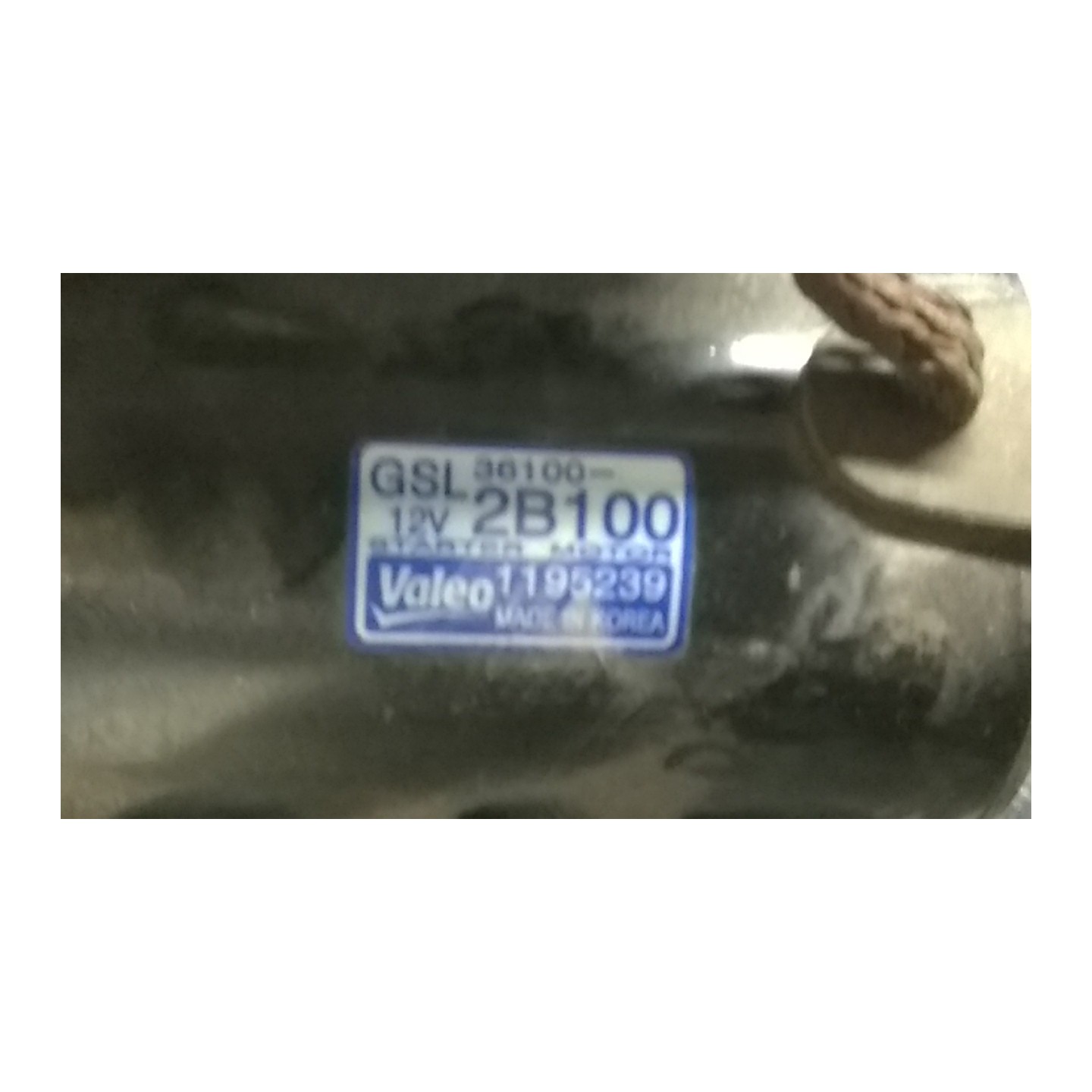 MOTORINO AVVIAMENTO 009 HYUNDAI VELOSTER (07/11-) G4FD 361002B100