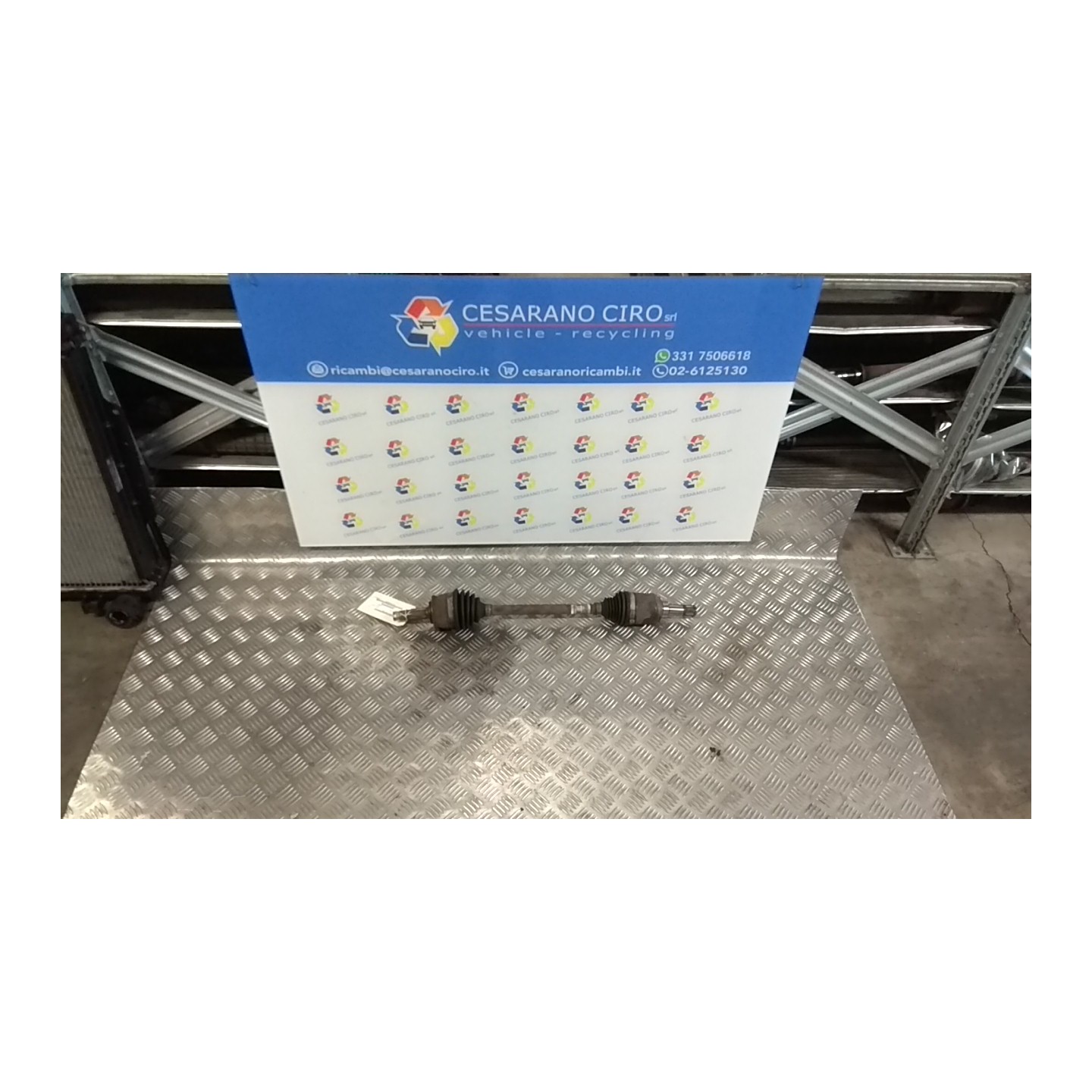 SEMIALBERO ANT. COMPL. SX. 031 FIAT 500 (3P) (07/07-01/15) 169A4000 51955481