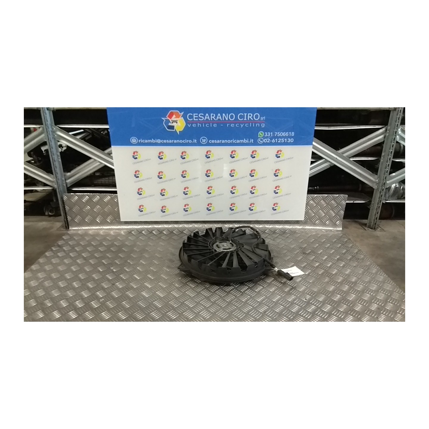 ELETTROVENTOLA 460 WATTS SX. 132 CITROEN JUMPY 3A SERIE (11/06-) RHR 1253Q8