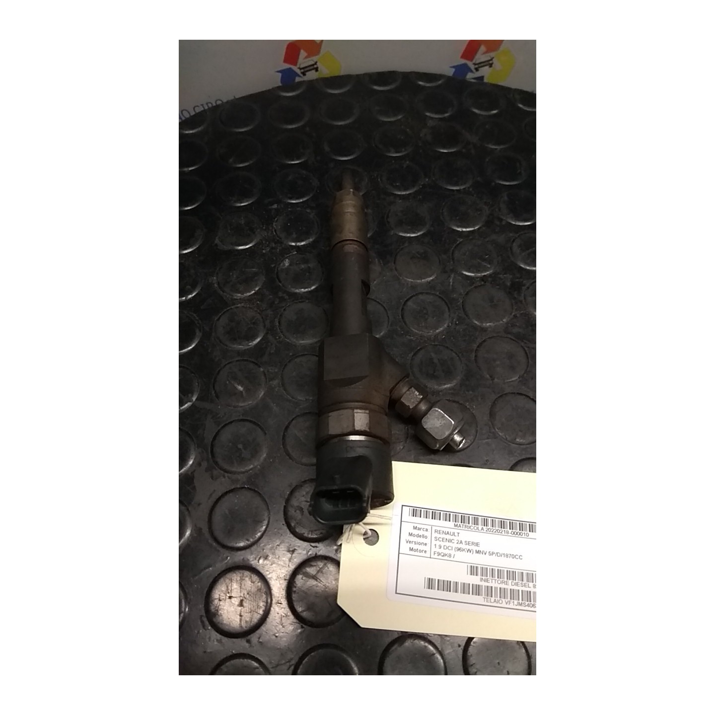 INIETTORE DIESEL 010 RENAULT SCENIC 2A SERIE (06/03-08/09) F9QK8 8200389369