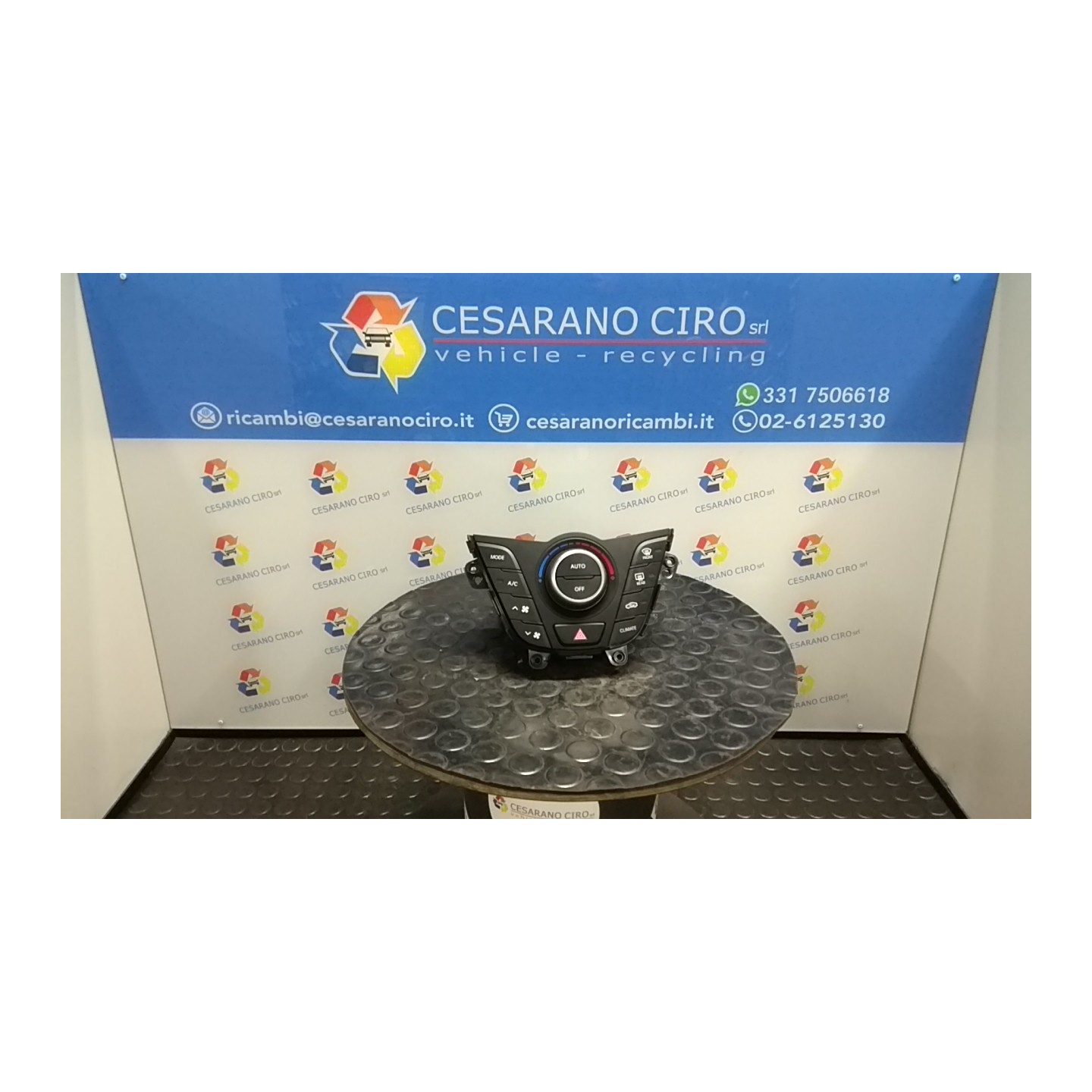 BLOCCO COMANDO CLIMATIZZAZIONE C/A/C AUTO 083 HYUNDAI VELOSTER (07/11-) G4FD 972502V2204X