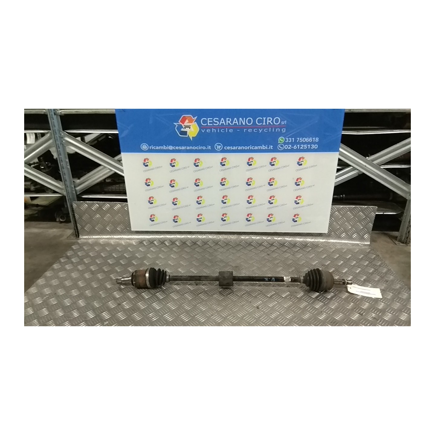 SEMIALBERO ANT. COMPL. DX. 014 OPEL CORSA (S07) (07/06-02/11) Z12XEP 26119529