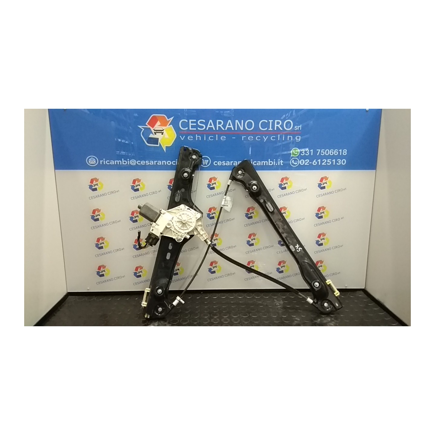 ALZACRISTALLO ELETTR. PORTA ANT. SX. 047 BMW SERIE 3 (E90/E91) (02/05-12/11 204D4 51337140587