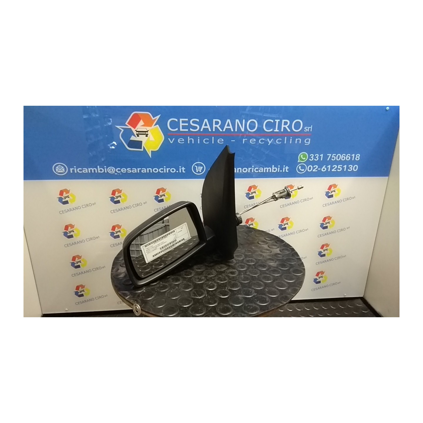 RETROVISORE EST. SX. 029 FIAT PANDA (2Q) (09/03-12/10) 188A4000 735357191