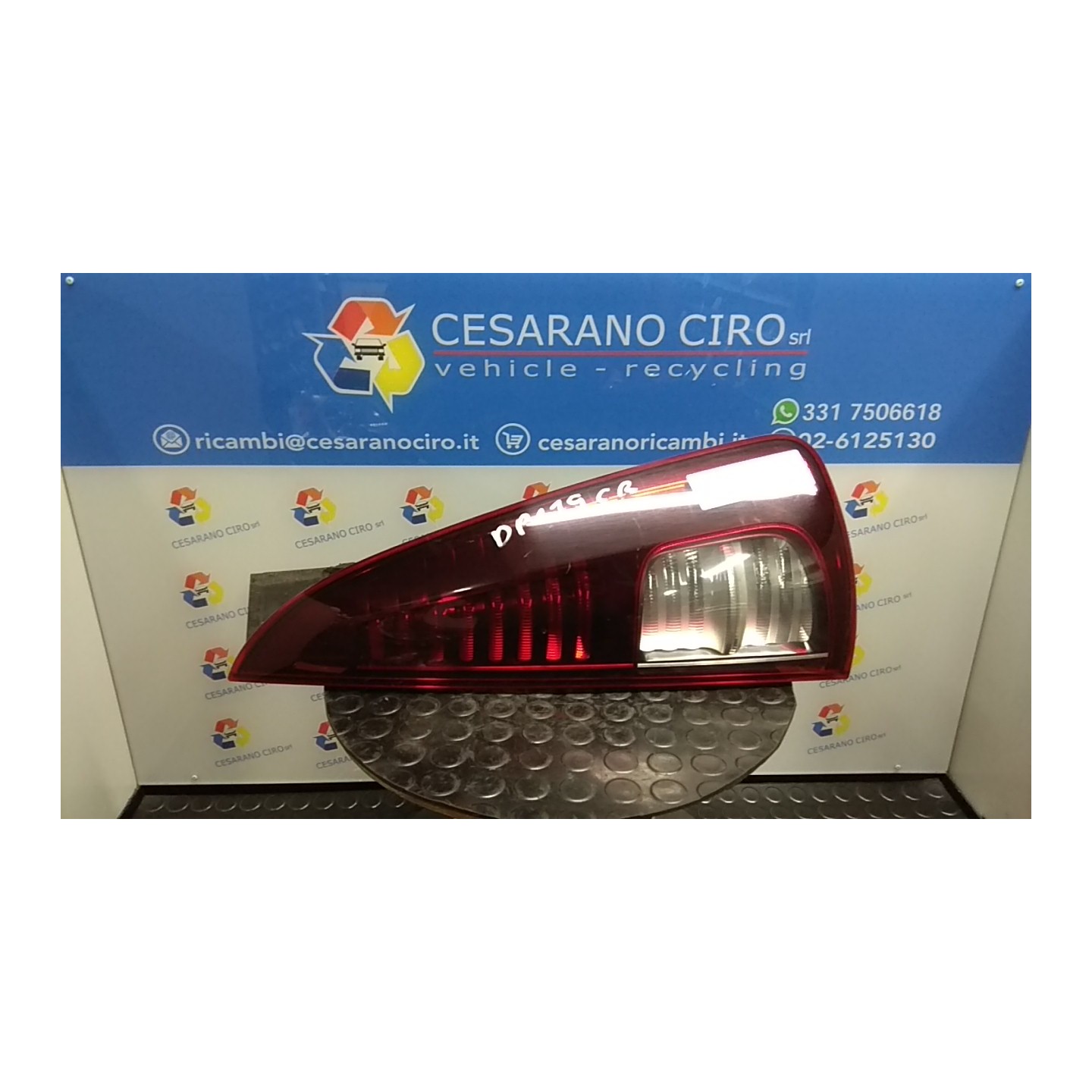 FANALE POST. DX. 028 RENAULT ESPACE 3A SERIE (03/06-) F4RU7 8200394724