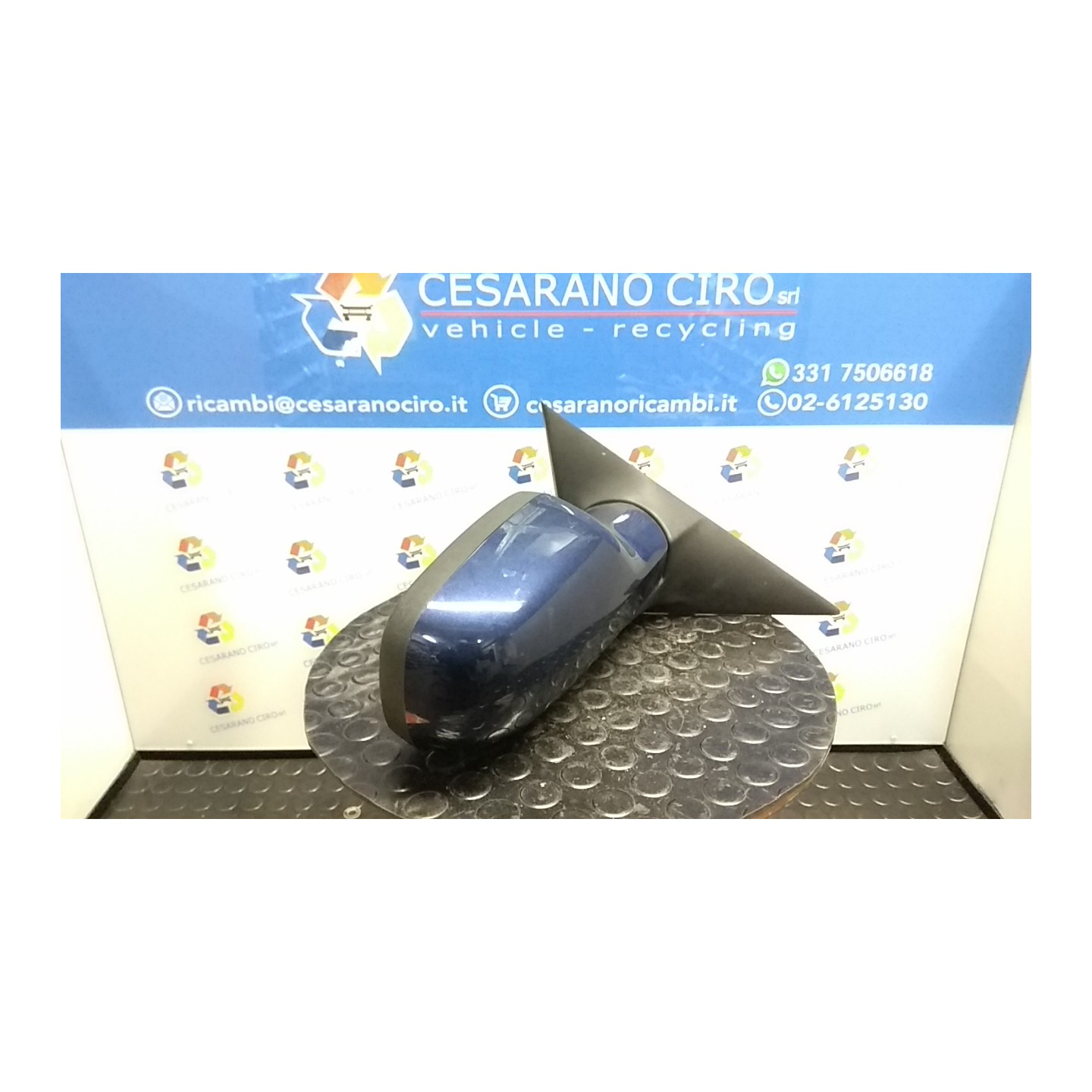 RETROVISORE EST. REGOLAZ. ELETTR. TIPO 3 - 4 DX. 032 RENAULT SCENIC 2A SERIE (06/03-08/09) K4M97 7701068385